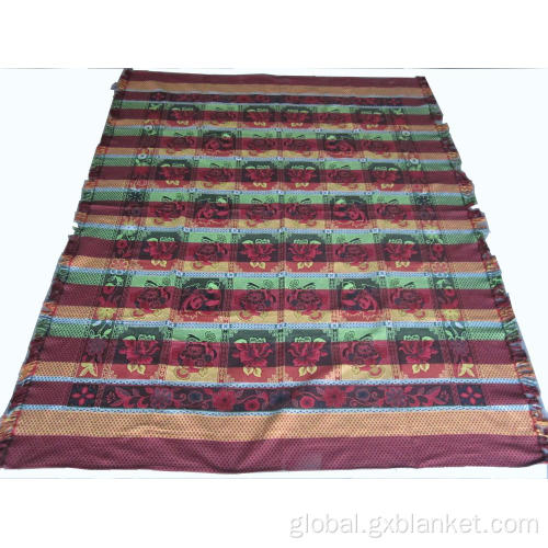 Jacquard Thread Blankets gx8001 blanket with lower price Supplier